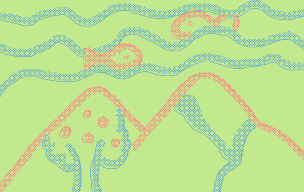 Beach or Mountains Card