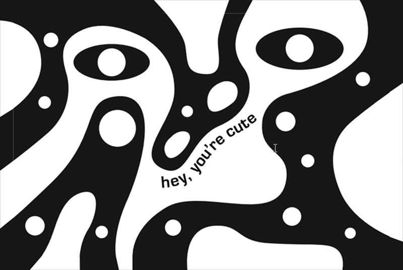 Card front text